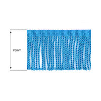 70mm Sapphire Heavy Bullion Fringe
