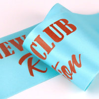 55mm Bright Orange Non Metallic Foil