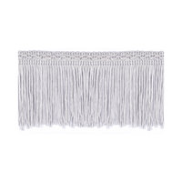 75mm Silver Silk Fringe