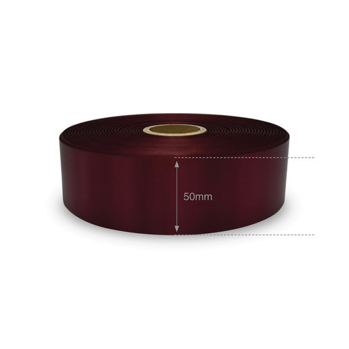 50mm Burgundy DM Ribbon
