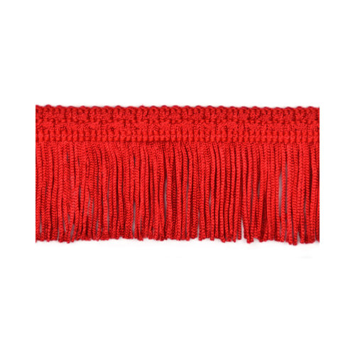 50mm Red Silk Fringe
